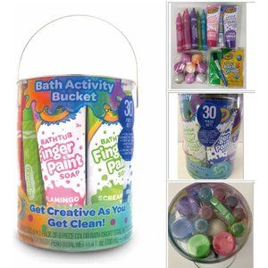 Crayola Bath Activity Bucket 30 Piece Set